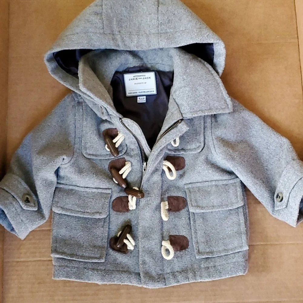 Janie and Jack wool pea coat